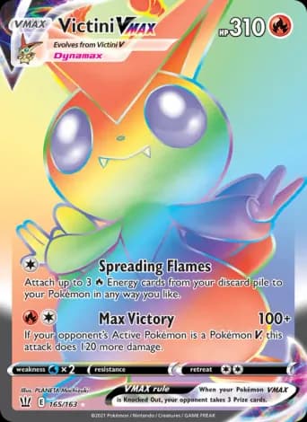 Victini VMAX Pokémon card #165