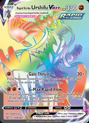Rapid Strike Urshifu VMAX Pokémon card #169