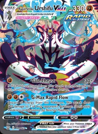 Rapid Strike Urshifu VMAX Pokémon card #170