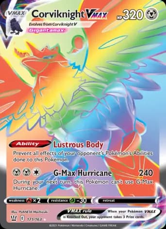 Corviknight VMAX Pokémon card #171