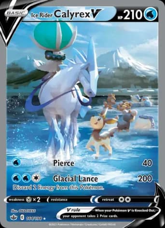 Ice Rider Calyrex V Pokémon card #164