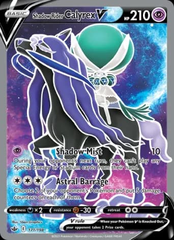Shadow Rider Calyrex V Pokémon card #171