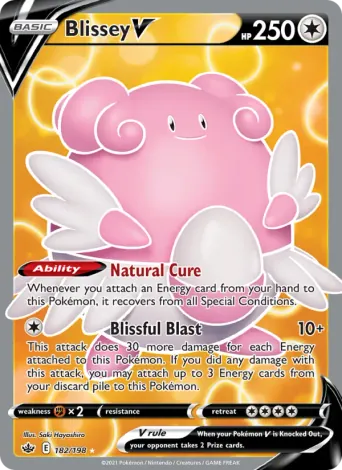 Blissey V Pokémon card #182