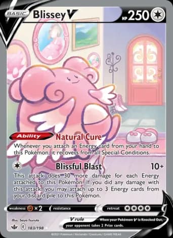 Blissey V Pokémon card #183