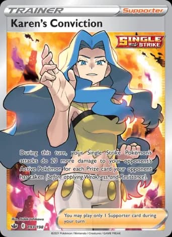 Karen's Conviction Pokémon card #193
