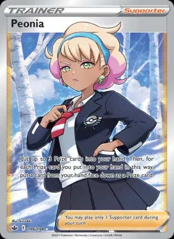 Peonia Pokémon card #196