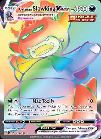 Galarian Slowking VMAX Pokémon card #207