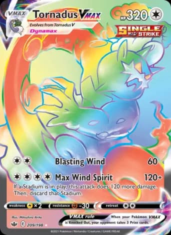 Tornadus VMAX Pokémon card #209