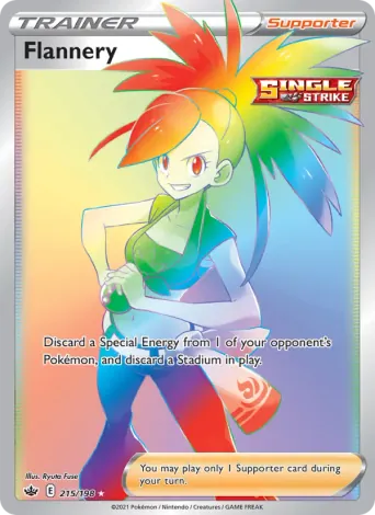 Flannery Pokémon card #215