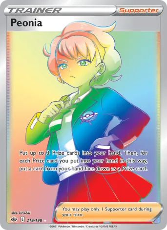 Peonia Pokémon card #219