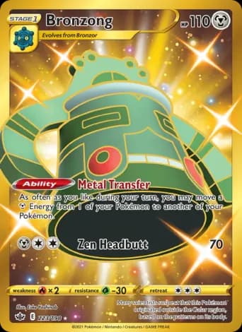 Bronzong Pokémon card #223