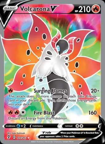 Volcarona V Pokémon card #170