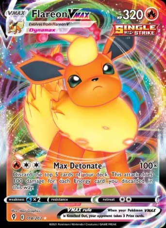 Flareon VMAX Pokémon card #18