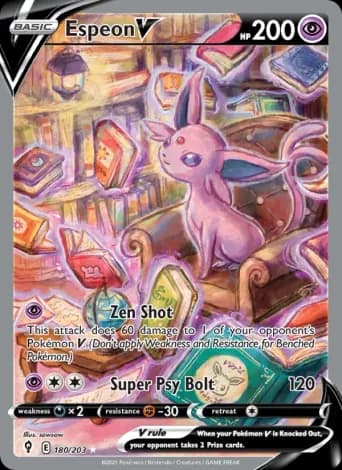 Espeon V Pokémon card #180