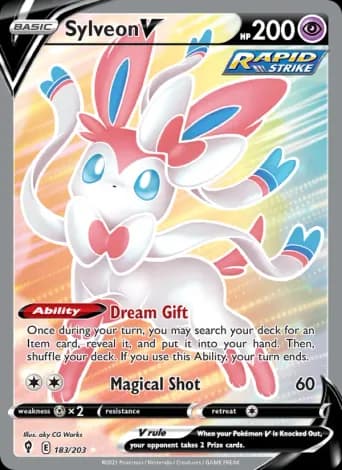 Sylveon V Pokémon card #183