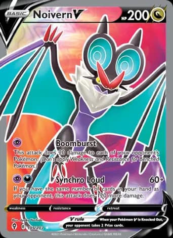Noivern V Pokémon card #195