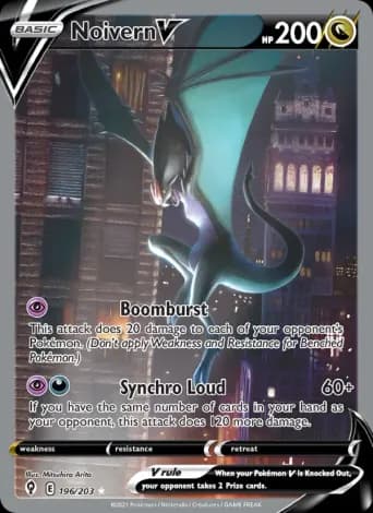 Noivern V Pokémon card #196