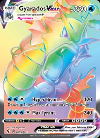 Gyarados VMAX Pokémon card #207