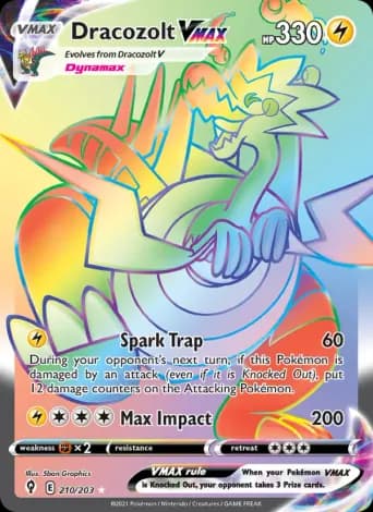 Dracozolt VMAX Pokémon card #210