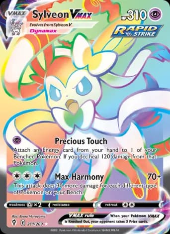 Sylveon VMAX Pokémon card #211