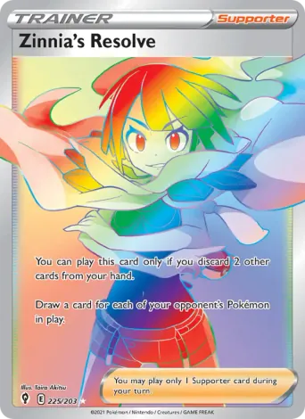 Zinnia's Resolve Pokémon card #225