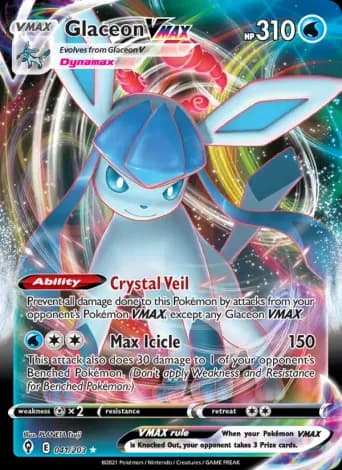 Glaceon VMAX Pokémon card #41
