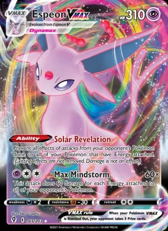 Espeon VMAX Pokémon card #65