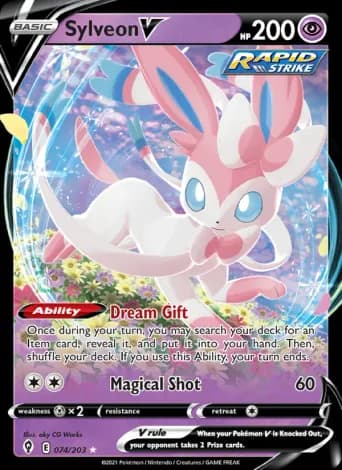 Sylveon V Pokémon card #74
