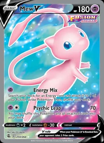 Mew V Pokémon card #250