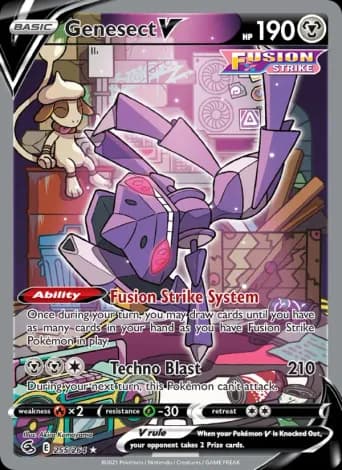 Genesect V Pokémon card #255