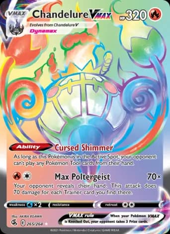 Chandelure VMAX Pokémon card #265