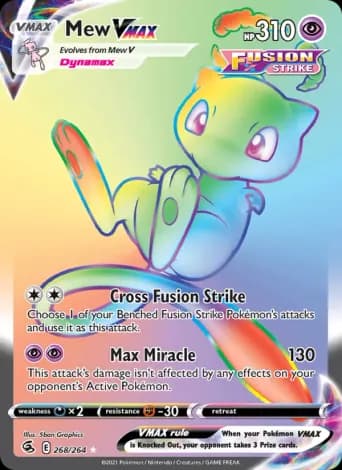 Mew VMAX Pokémon card #268
