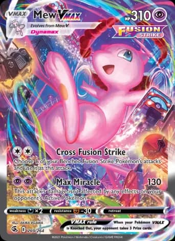 Mew VMAX Pokémon card #269