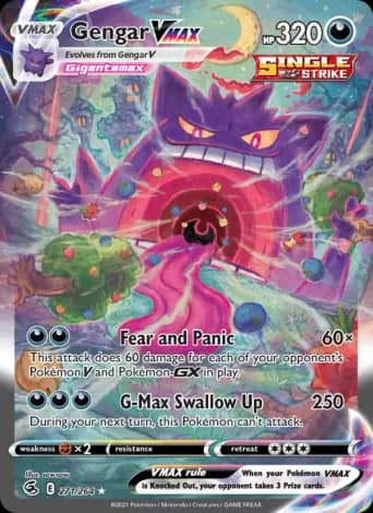 Gengar VMAX Pokémon card #271