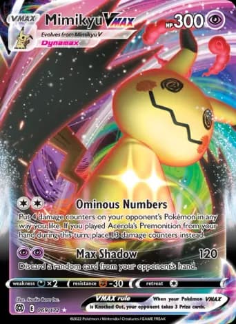 Mimikyu VMAX Pokémon card #69