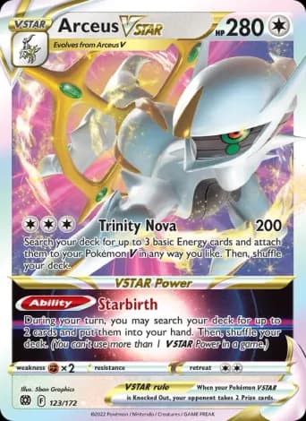 Arceus VSTAR Pokémon card #123