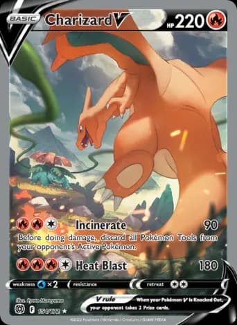 Charizard V Pokémon card #154