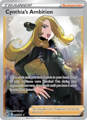 Cynthia's Ambition Pokémon card #169