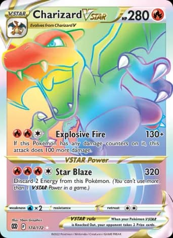 Charizard VSTAR Pokémon card #174