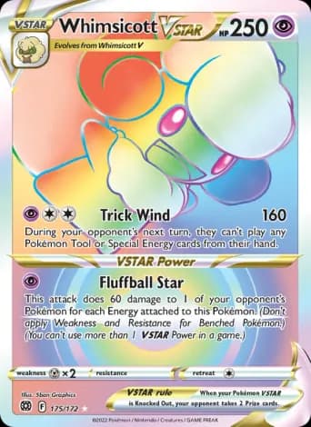 Whimsicott VSTAR Pokémon card #175