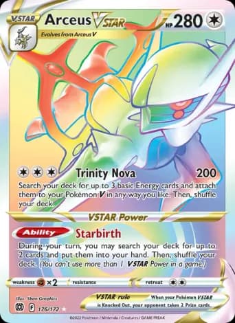 Arceus VSTAR Pokémon card #176