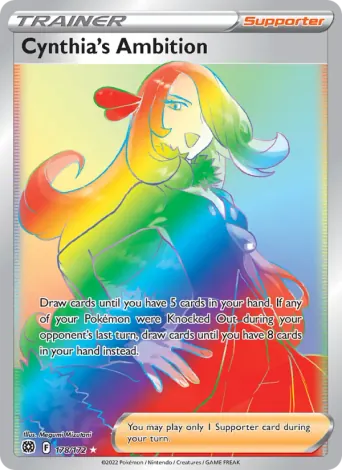 Cynthia's Ambition Pokémon card #178