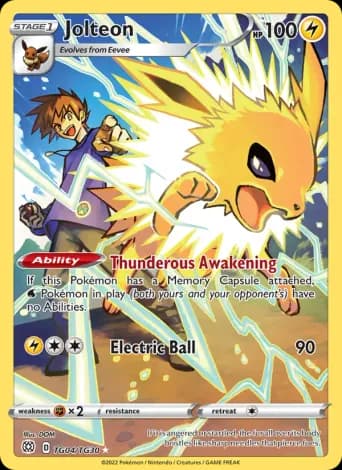 Jolteon Pokémon card #TG04
