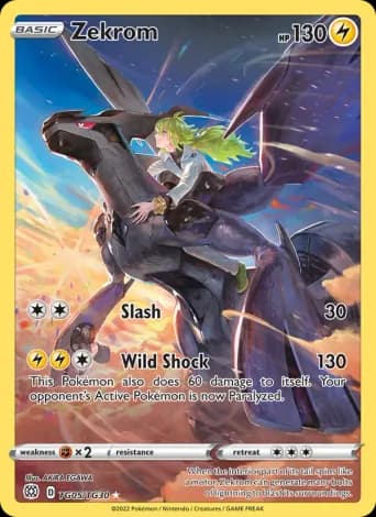 Zekrom Pokémon card #TG05