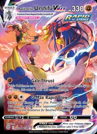 Rapid Strike Urshifu VMAX Pokémon card #TG21
