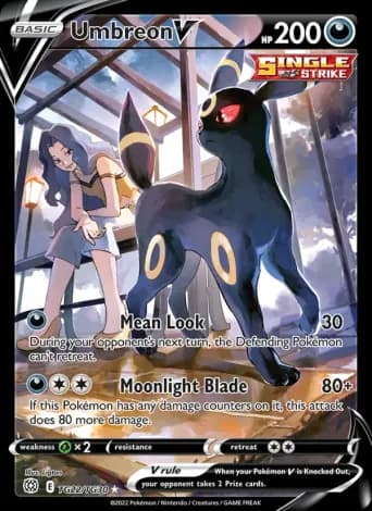 Umbreon V Pokémon card #TG22
