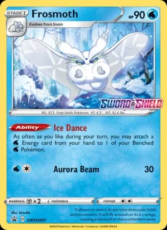 Frosmoth Pokémon card #SWSH007