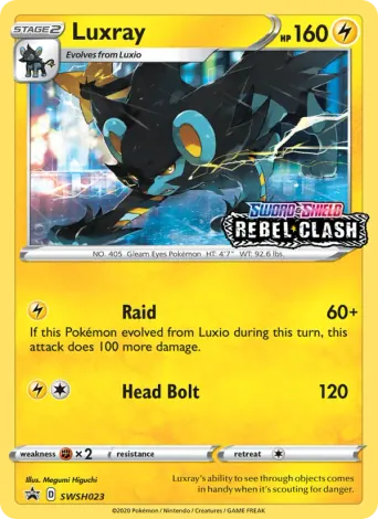Luxray Pokémon card #SWSH023