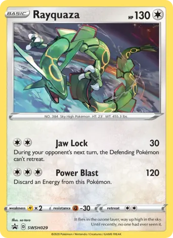 Rayquaza Pokémon card #SWSH029