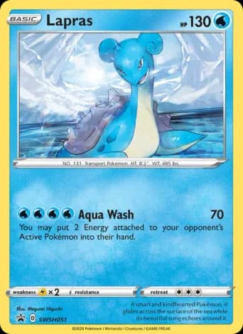Lapras Pokémon card #SWSH051